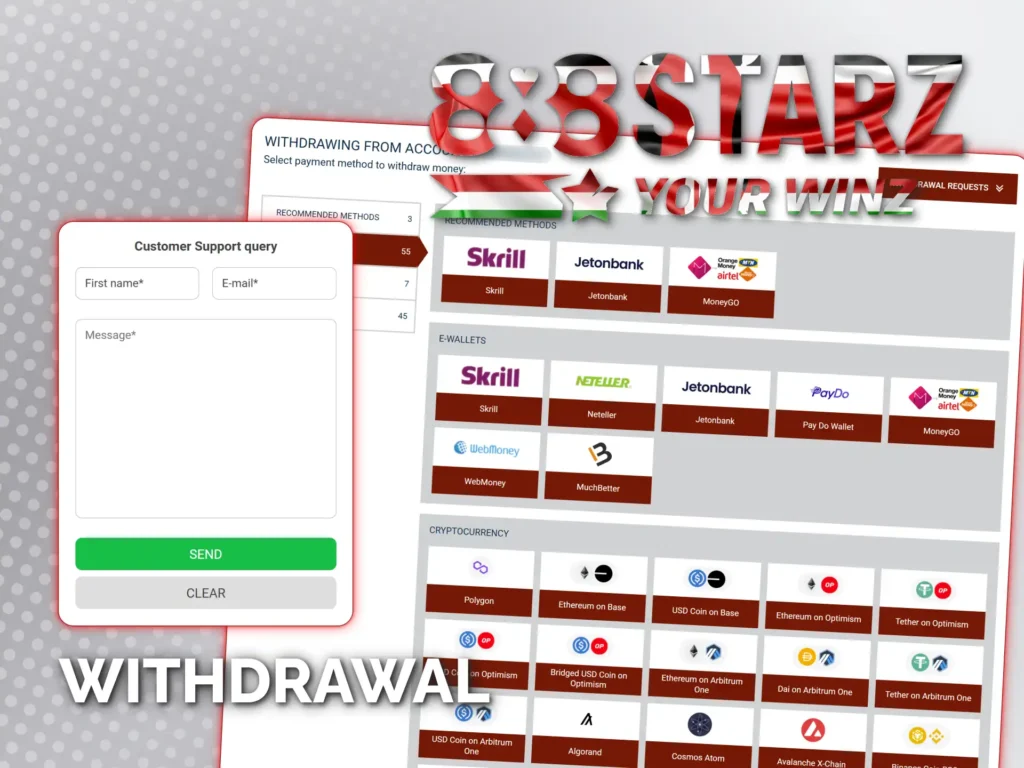 Get your winnings from 888starz Kenya with a quick withdrawal.