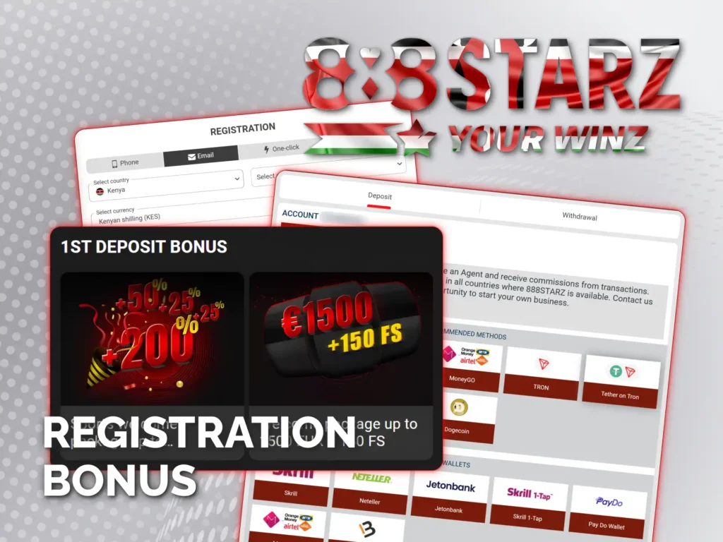 Get a welcome bonus for sports or casino on 888starz.