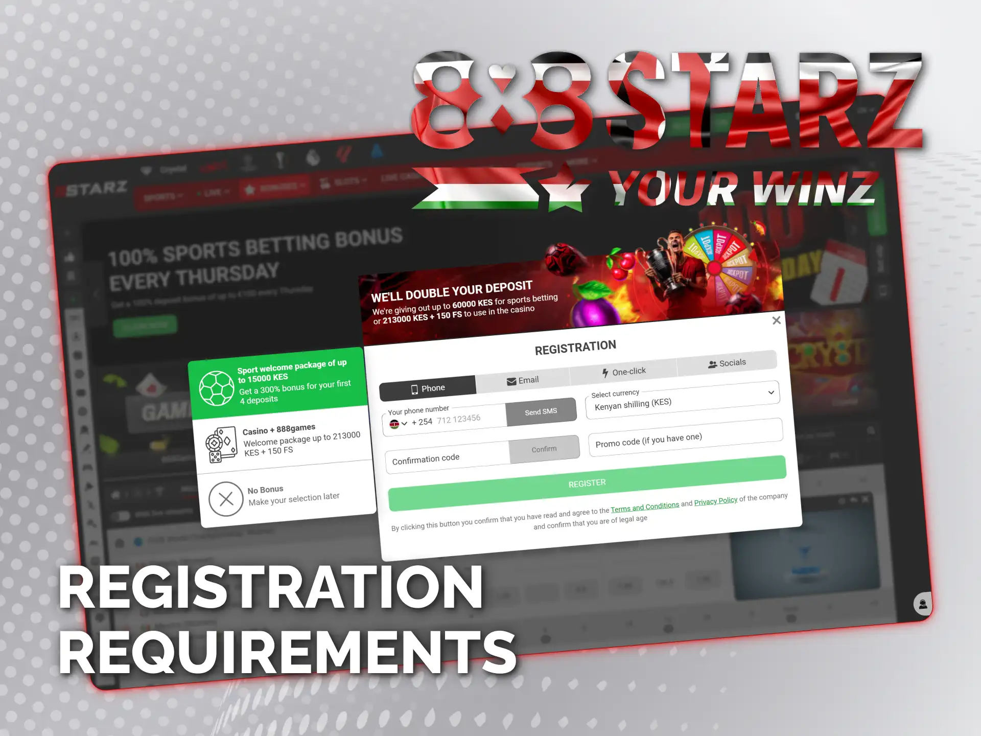 Understand 888starz registration rules for seamless account use in Kenya.